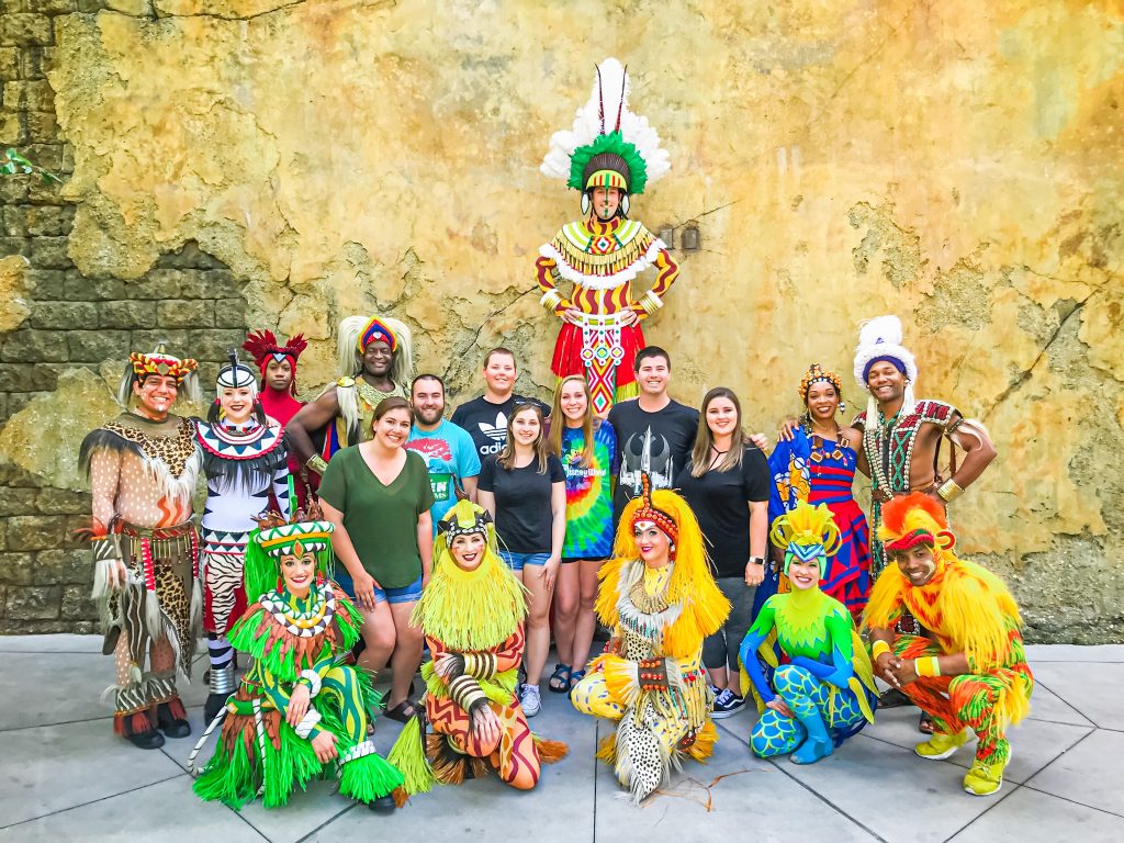 Festival of the Lion King Cast Photo