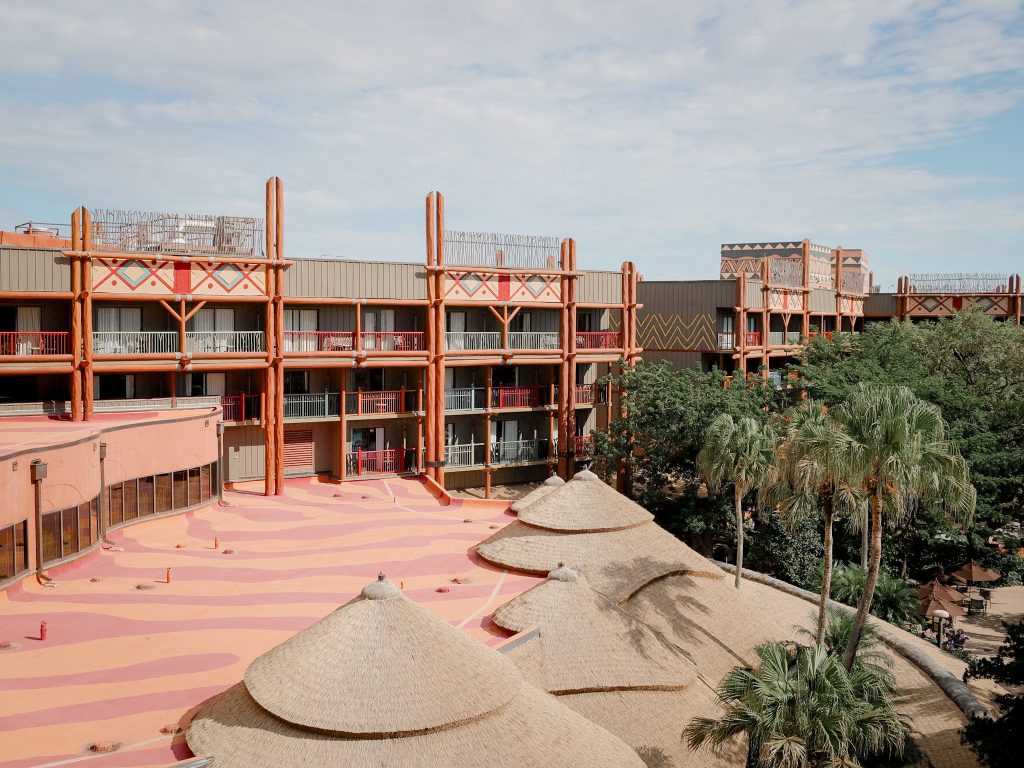 View from Disney Animal Kingdom Lodge Balcony