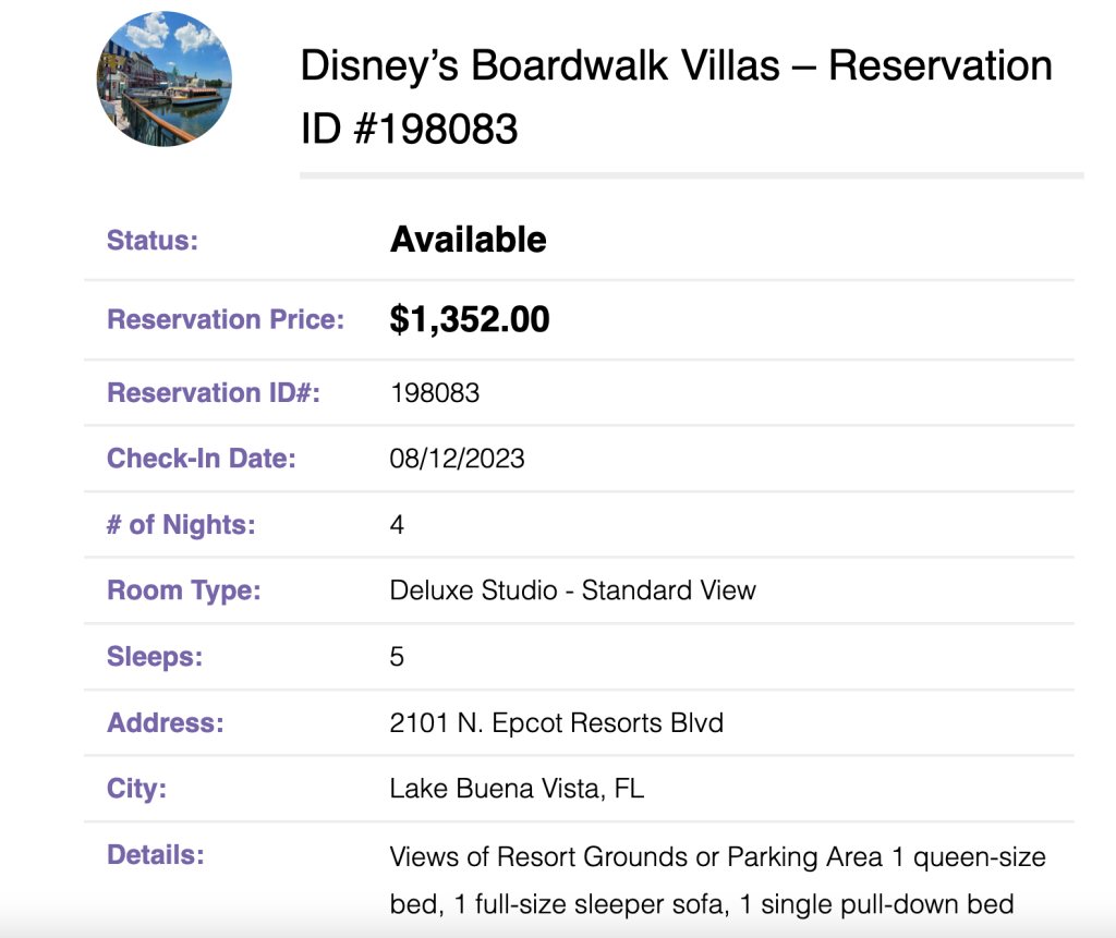 DVC Shop BoardWalk Rental
