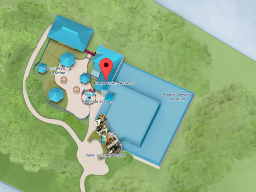 Conservation Station on Disney World Map