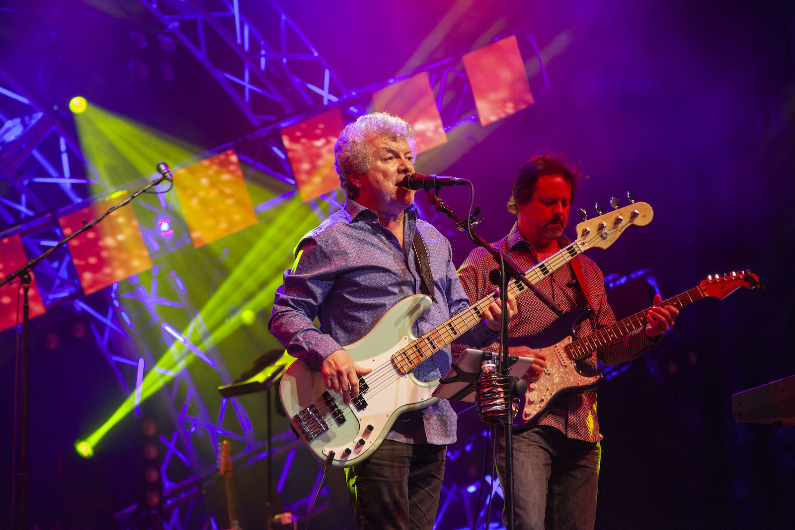 Ambrosia playing the Garden Rocks concert series at the American Gardens Theater in World Showcase during the 2019 Epcot International Flower and Garden Festival. (Image Credit - Steven Miller)