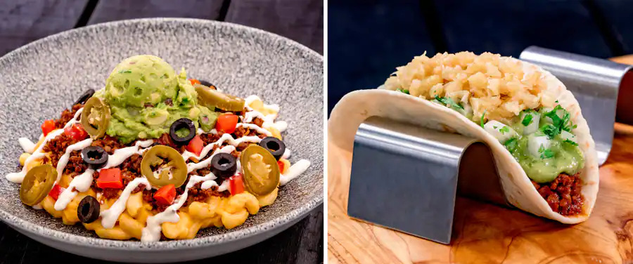 IMPOSSIBLE Nacho Mac & Cheese and IMPOSSIBLE Al Pastor Tacos