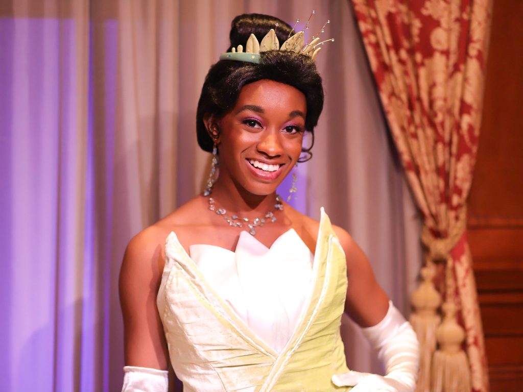 Princess Tiana at Princess Fairytale Hall