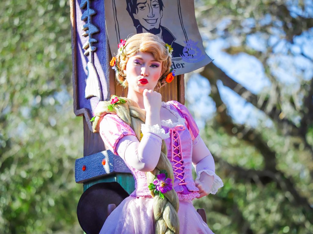 Desfile del Festival de Fantasía de Rapunzel.