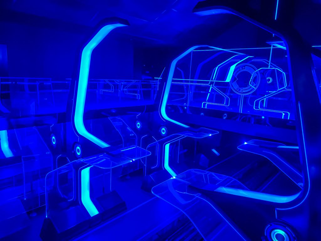 Tron Lightcycle / Ejecutar.  Foto: Emily Murray.