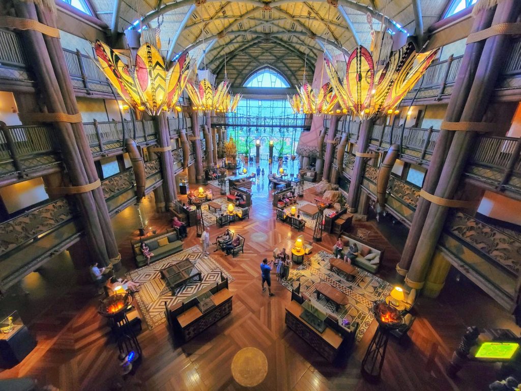 Lobby at Jambo House - Animal Kingdom Villas