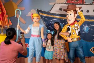 Pixar Day At Sea Bo Peep and Woody Meet and Greet