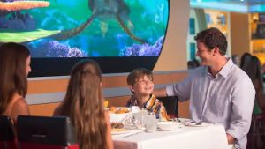 Pixar Day at Sea dining
