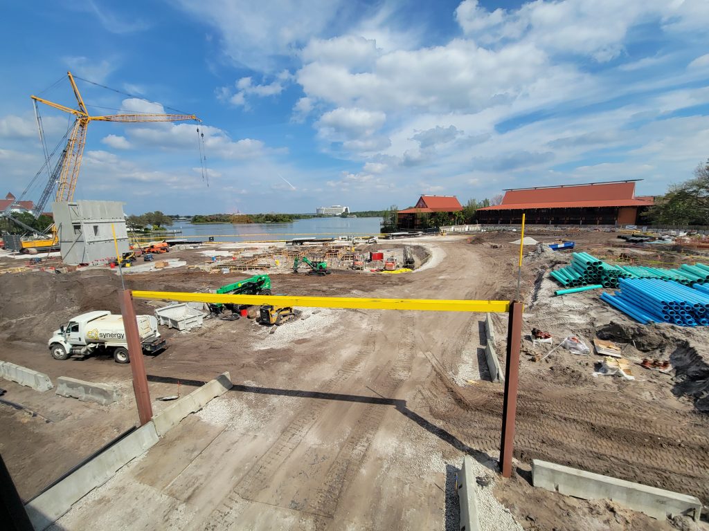 Polynesian Construction Site Entrance 2-25-23