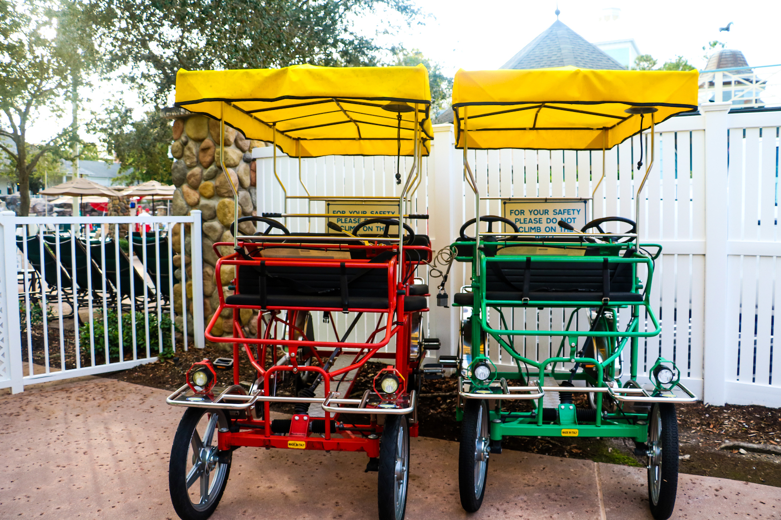 Surrey Bike Rentals at Saratoga Springs