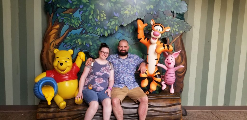 Disney World Winnie the Pooh Photo op