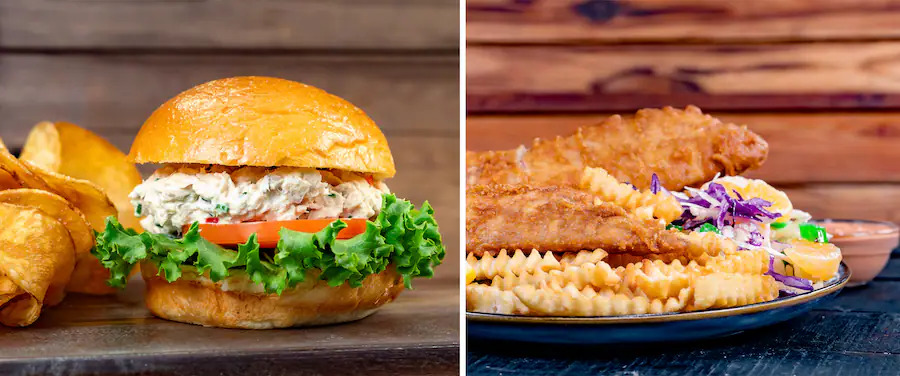 Guía gastronómica de Pascua 2023: sándwich de atún y pescado y papas fritas