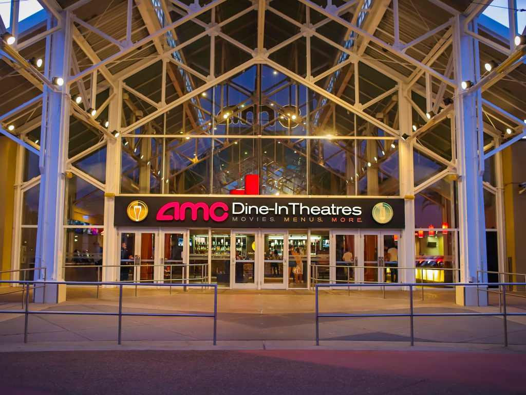 Entrada para cenar en Disney Springs AMC.  Foto: Emily Murray.