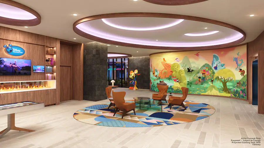 Lobby - Villas at Disneyland Hotel