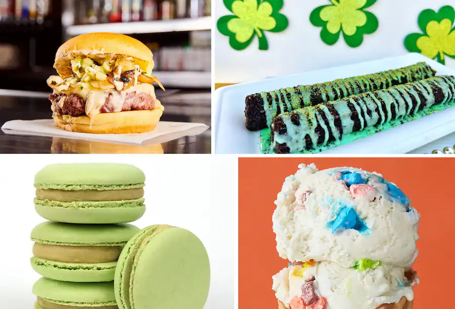 St. Patrick's Day 2023 - O’ Reuben Burger, Shamrock Churro, Pistachio Macarons, Pots of Gold & Rainbows