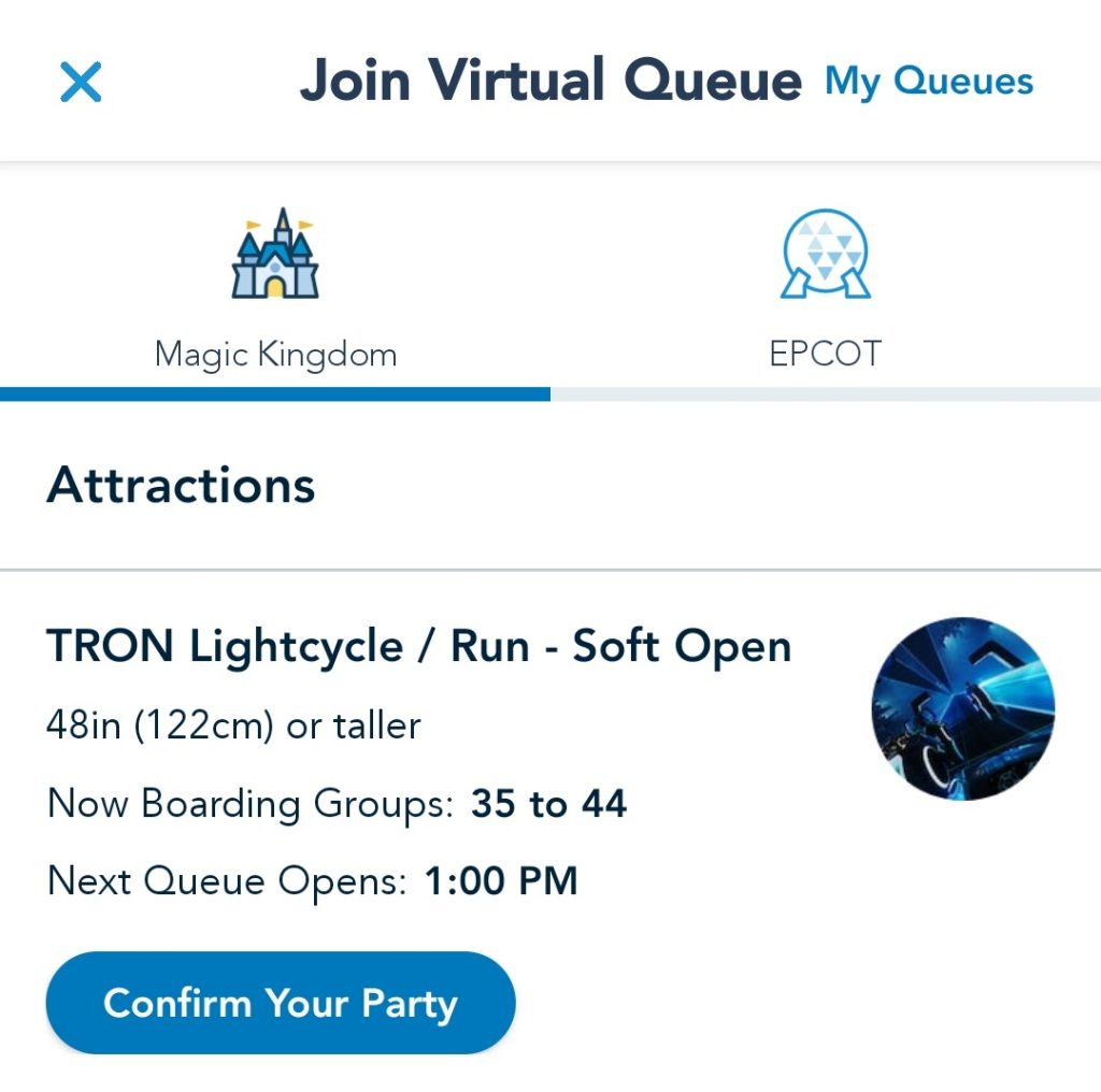 TRON Virtual Queue Now Open
