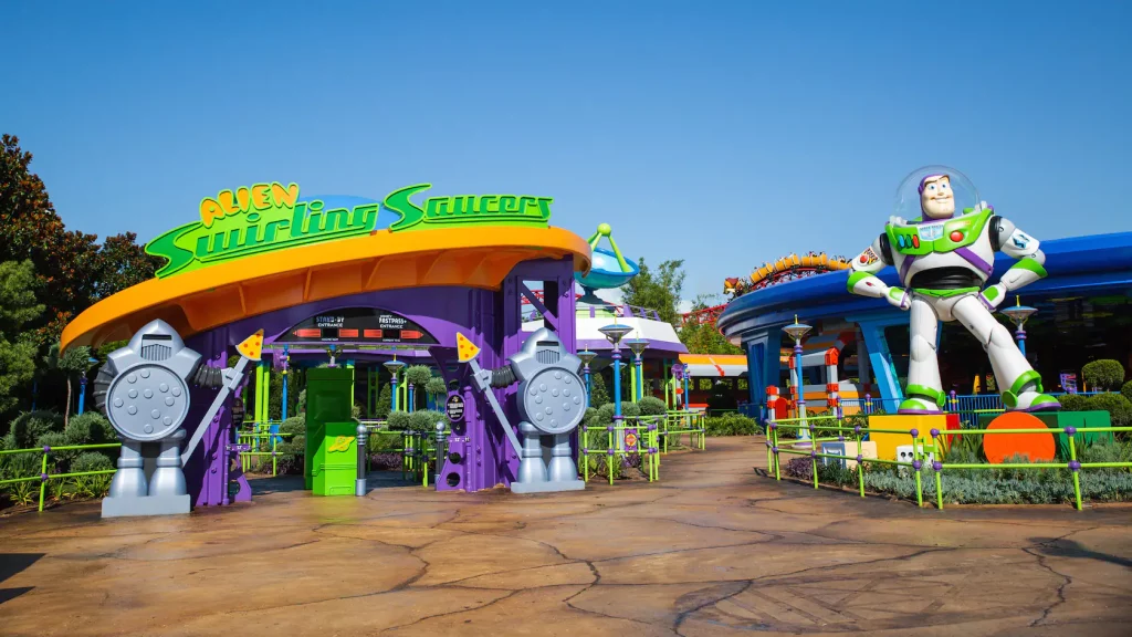 Alien Swirling Saucers