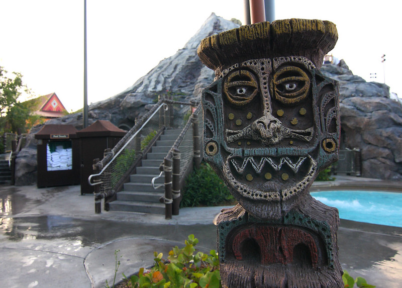 Piscina de lava polinesia de Disney