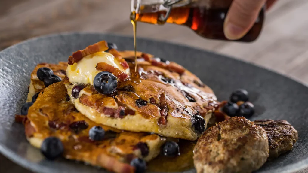 Blueberry Pancakes from Ale & Compass Restaurant