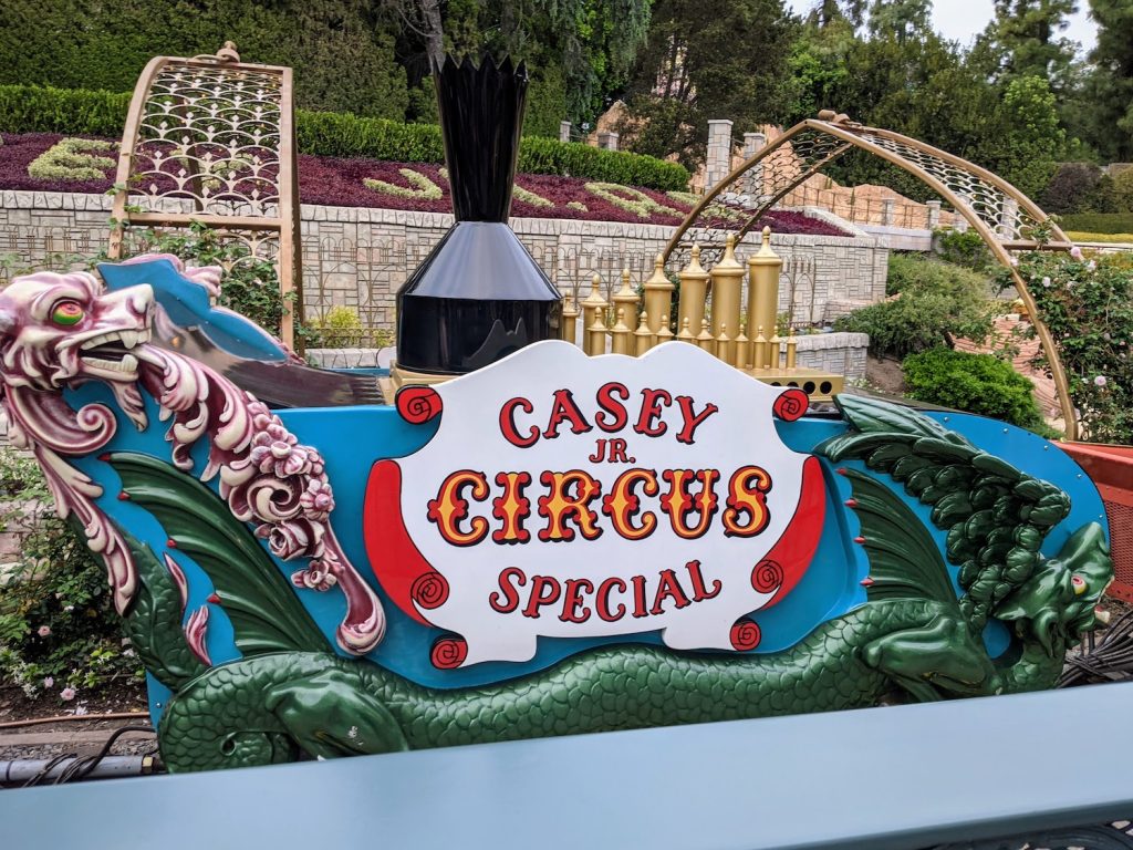 Casey Jr. Circus Train Sign