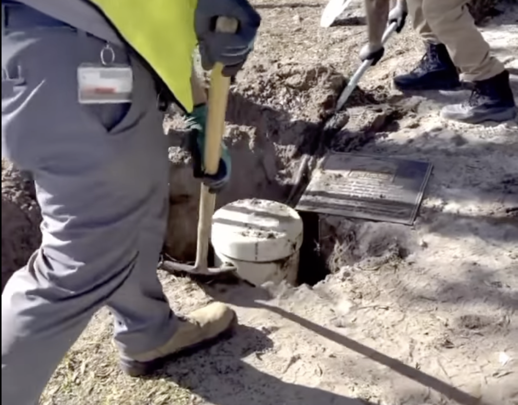 Digging up Animal Kingdom time capsule