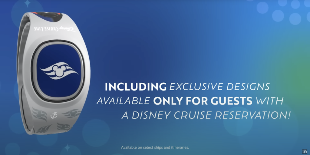 Exclusive Disney Cruise Line DisneyBand+ Designs