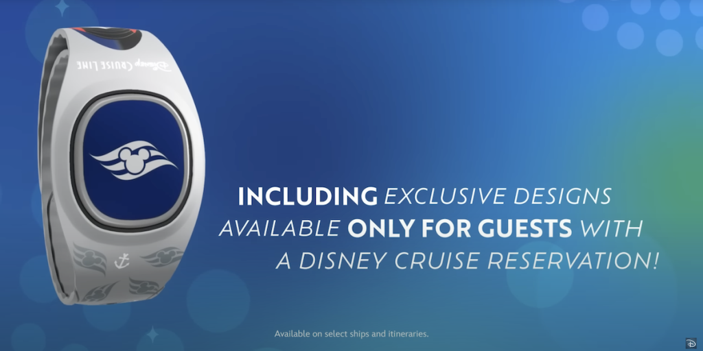 Diseños exclusivos de Disney Cruise Line DisneyBand+