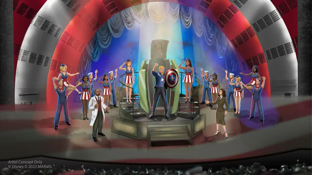 Rogers the Musical at California Adventure Artist Rendering