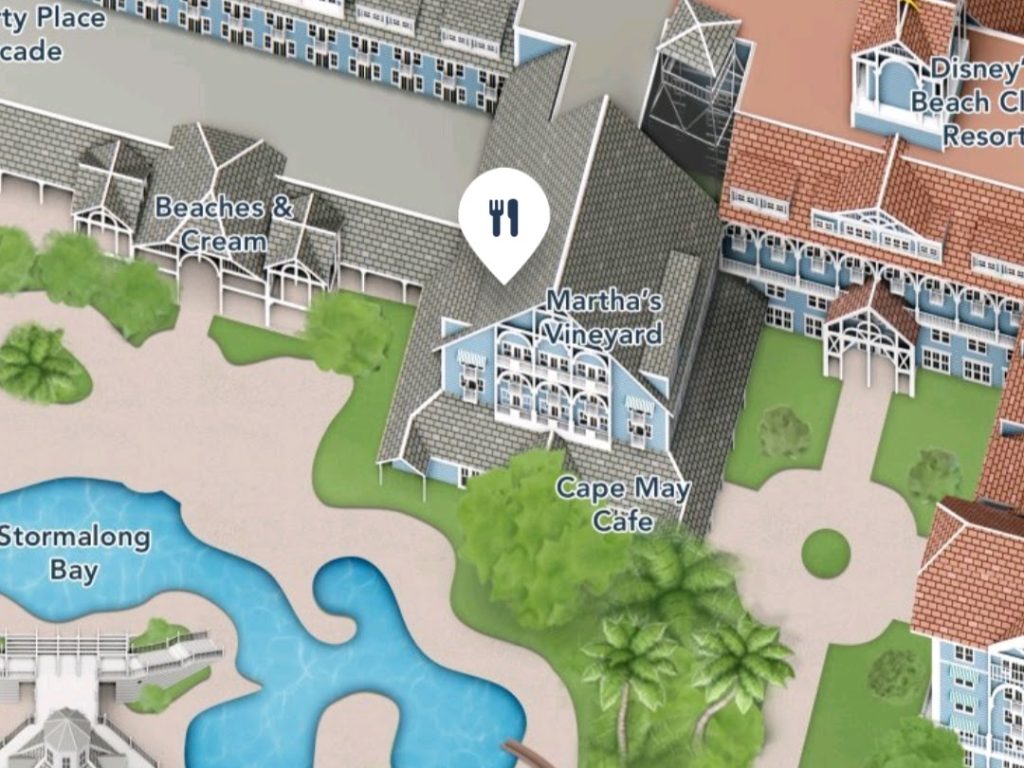 Where to find Martha's Vineyard at Disney’s Beach Club Resort