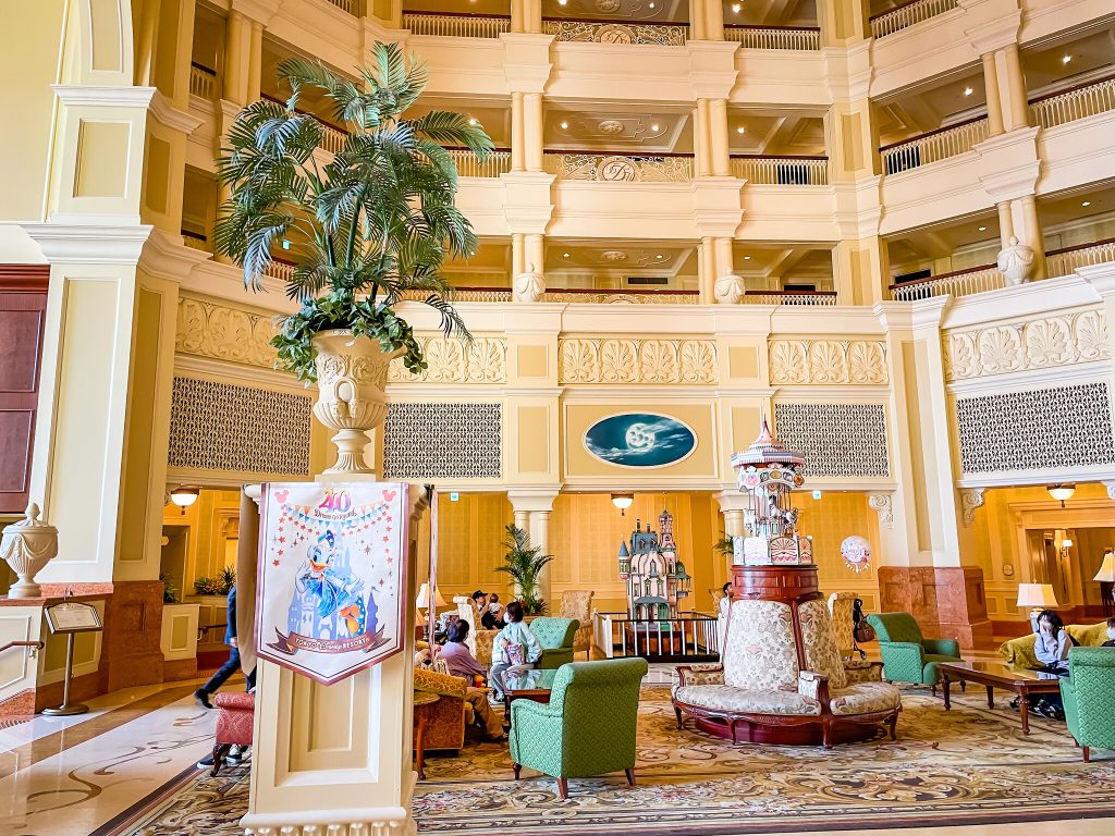 Tokyo Disneyland Hotel Lobby, Photo by Bobby Asen