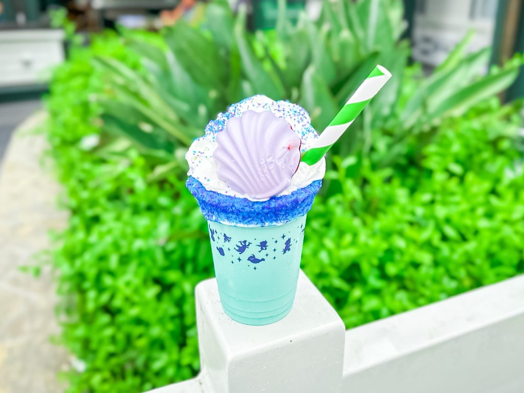 The Little Mermaid Donut Milk Shake