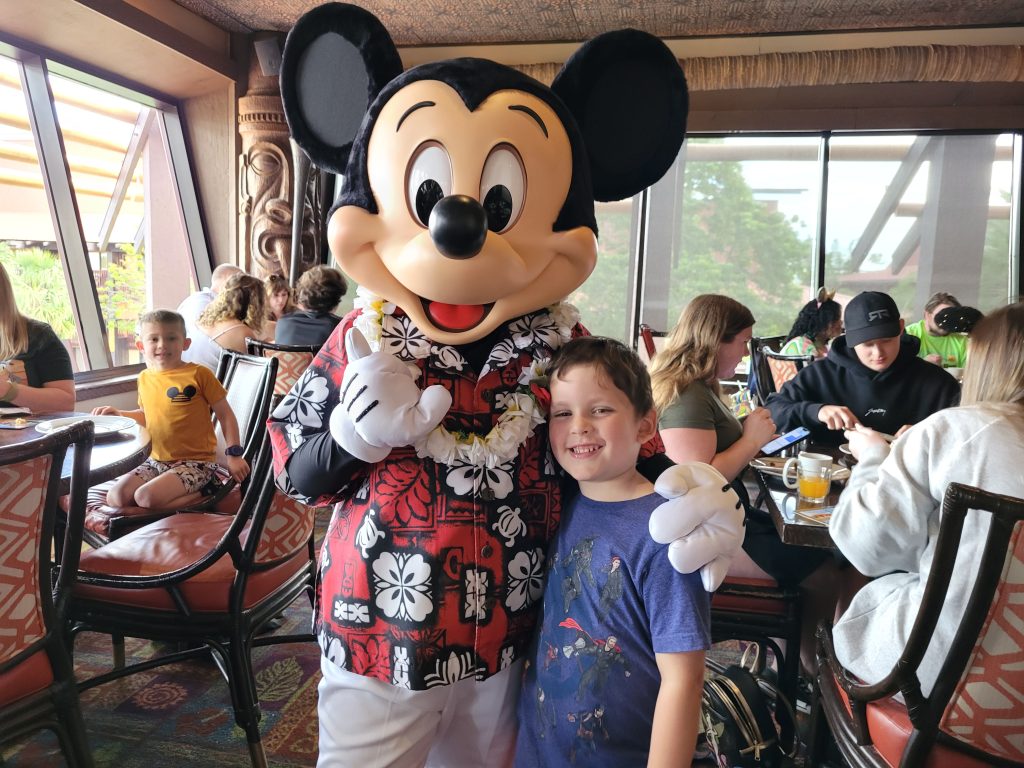 Mickey at Ohana