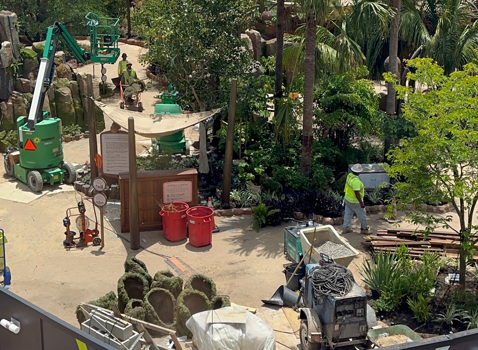 Moana’s Journey of Water attraction construction update May 2023