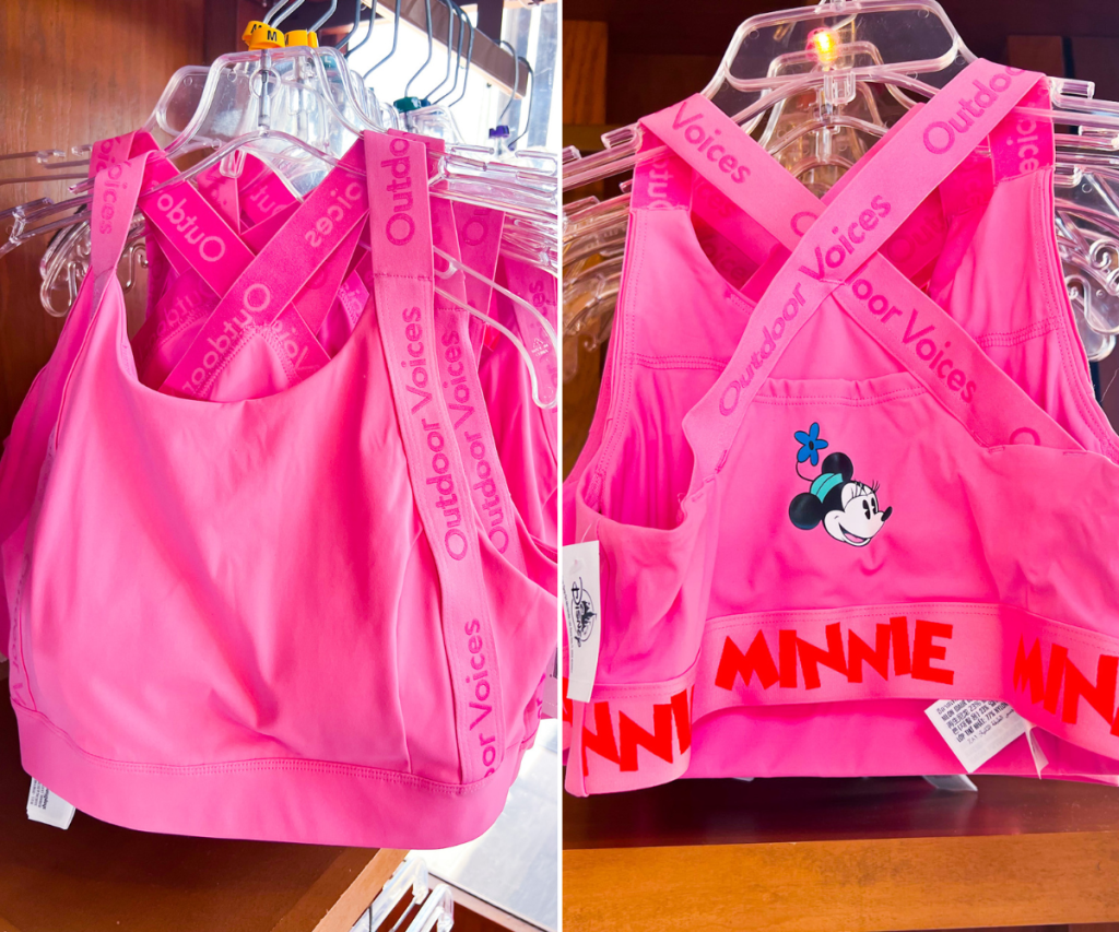 Outdoor Voices Minnie Mouse Bra