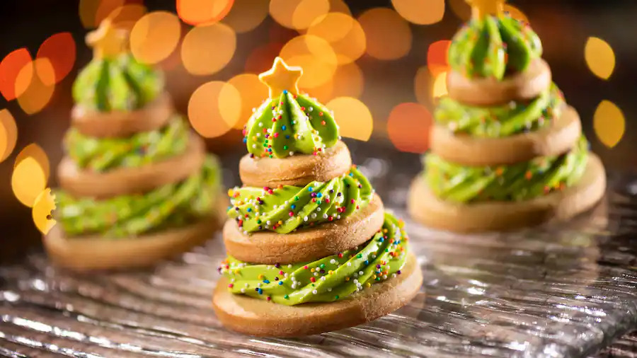 Christmas Tree Cookie Stack