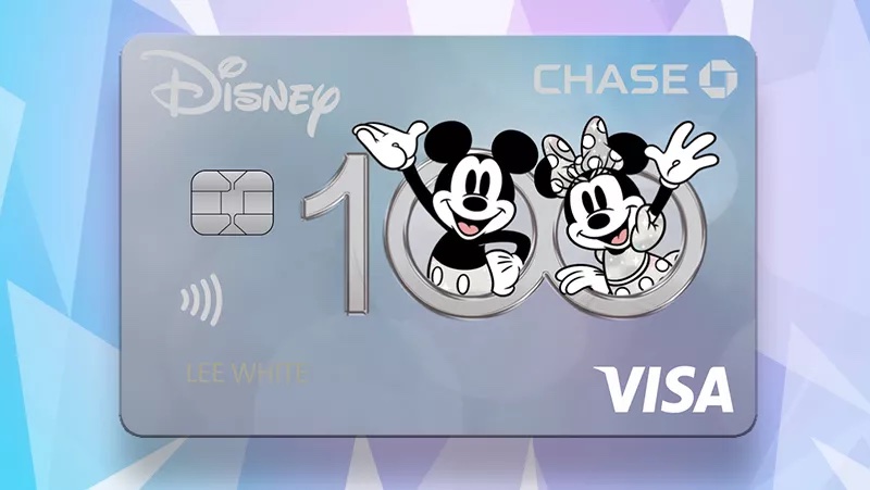 Copia de la tarjeta de crédito Visa de Disney