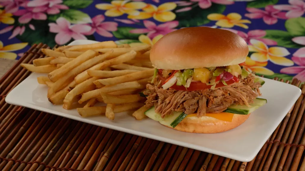 Aloha Pork Sandwich - Capt Cooks