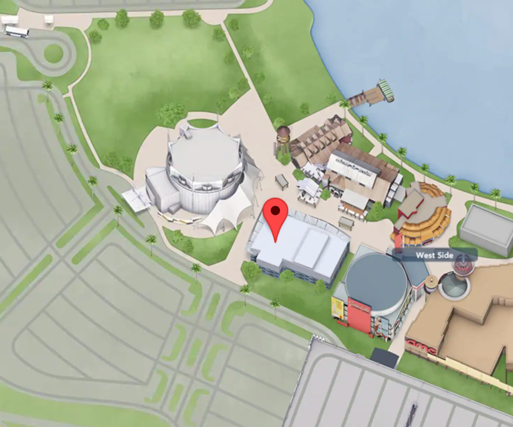 City Works en el mapa de Disney World