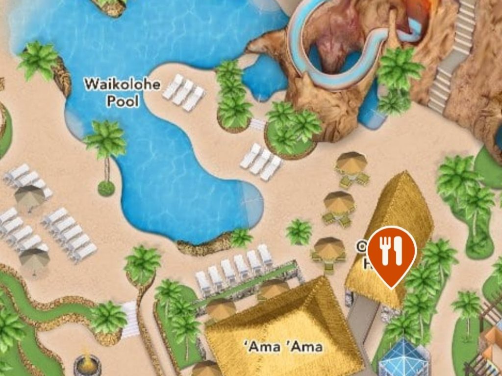 Where to find Off the Hook at Disney's Aulani Resort & Spa