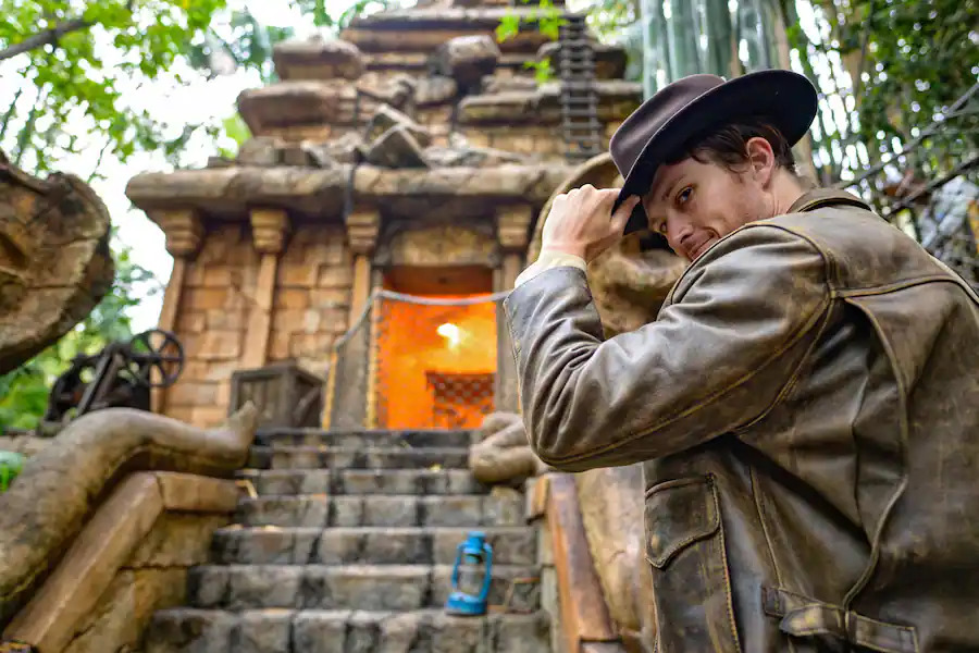 Indiana Jones Meet and Greet at Disneyland