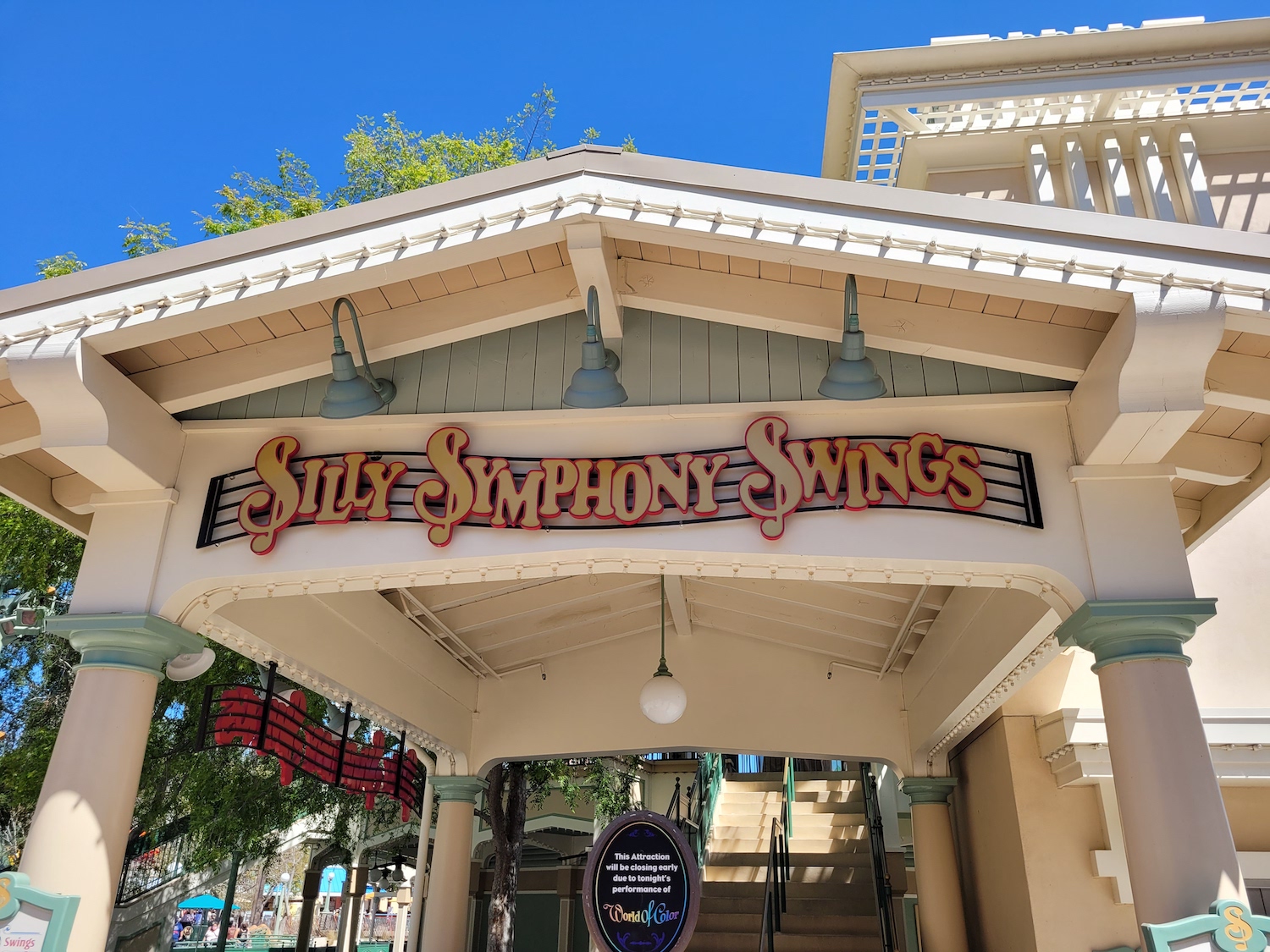 Silly Symphony Swings Sign