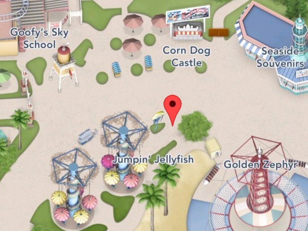 Where to find Jumpin Jellyfish at California Adventure