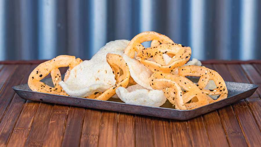 Garlic Pinwheel Chips Mix from Port of San Fransokyo Cervecería