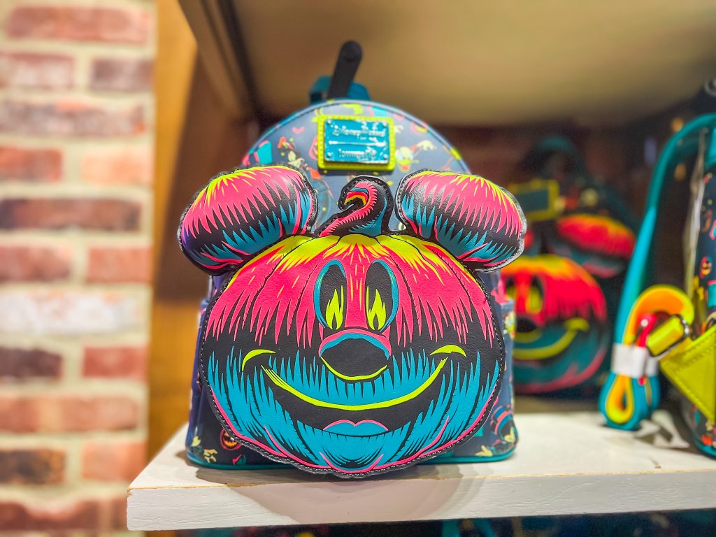 Mickey Mouse Halloween Glow-in-the-Dark Loungefly Mini mochila