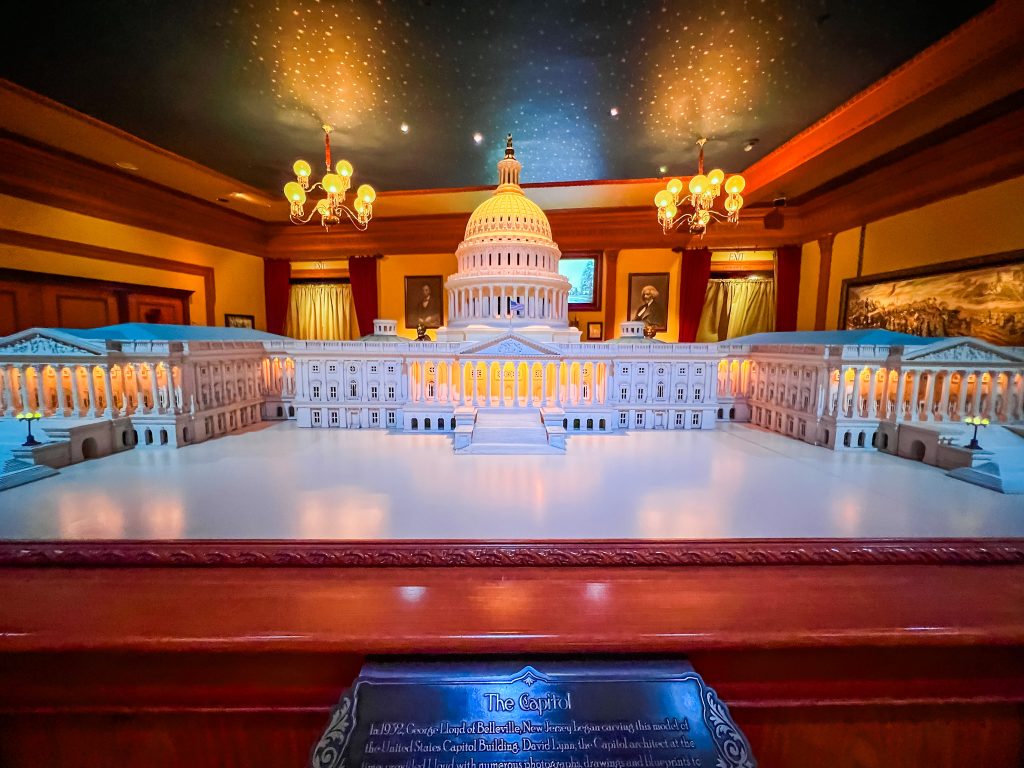 Scale model of the Capitol 
