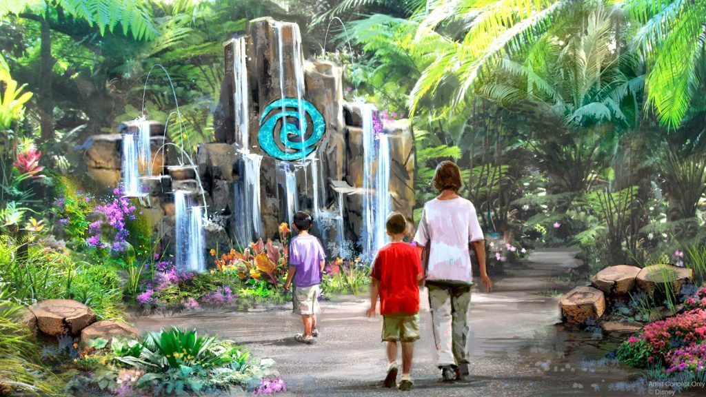 Journey of Water Waterfall Artist Rendering