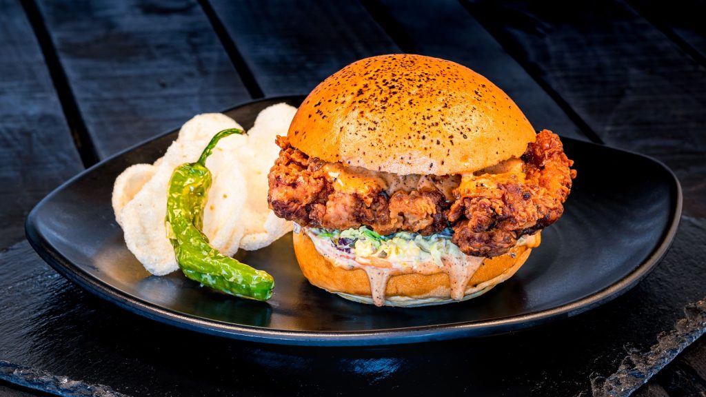 Karaage Chicken Sandwich from Lucky Fortune Cookery