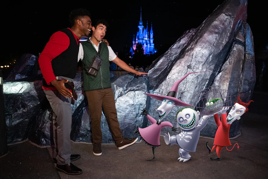 Magic shots Near the Purple Wall (next to Monsters, Inc. Laugh Floor)