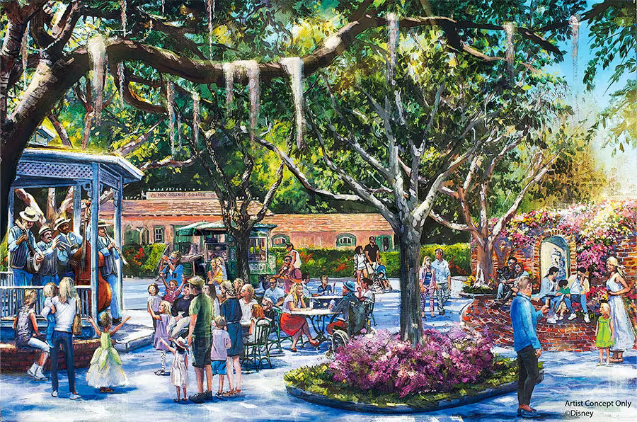 Plaza Enhancements Artist Rendering