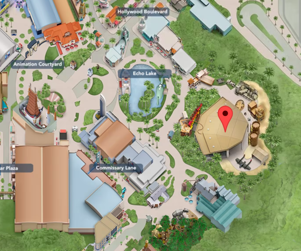 Indiana Jones on Disney Map